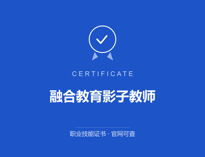 南京融合教育影子教师证书 蓝色证书封面 职业技能证书 发证机构官网可查